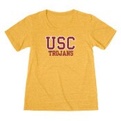 USC Trojans Women's Gold Tri-Blend T-Shirt